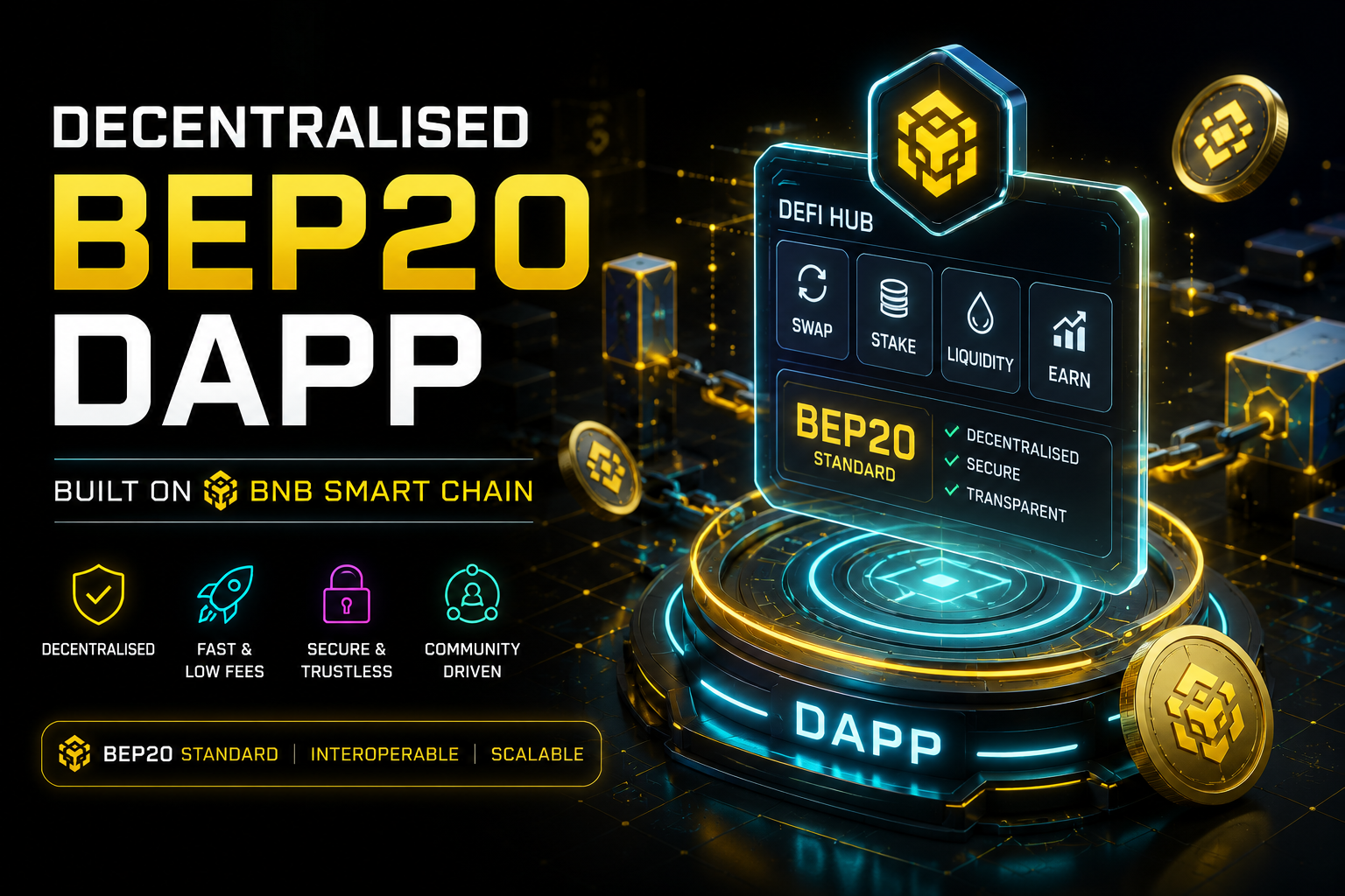 Decentralised (DApp) Crypto MLM Software